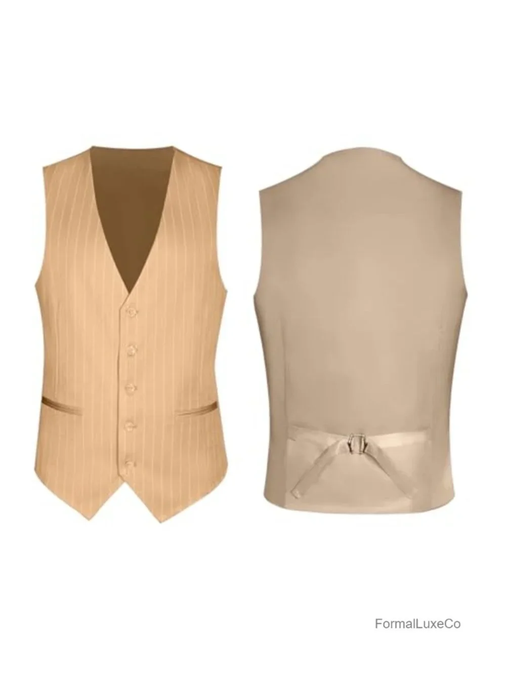 Men's 3 Piece Slim Fit Double Breasted Tuxedo Suit Set Jacket Vest Pants